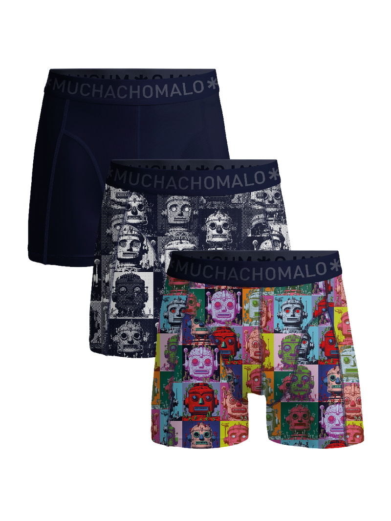 Muchachomalo Boxer 3-pack Print / Solid