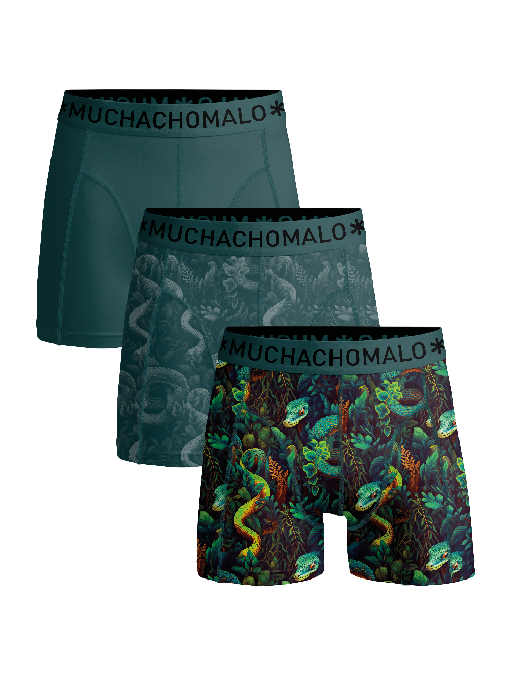 Muchachomalo Boxer 3-pack Print / Solid