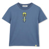 jongens SHORT SLEEVES TEE-SHIRT van Billieblush in de kleur Blue in maat 140.