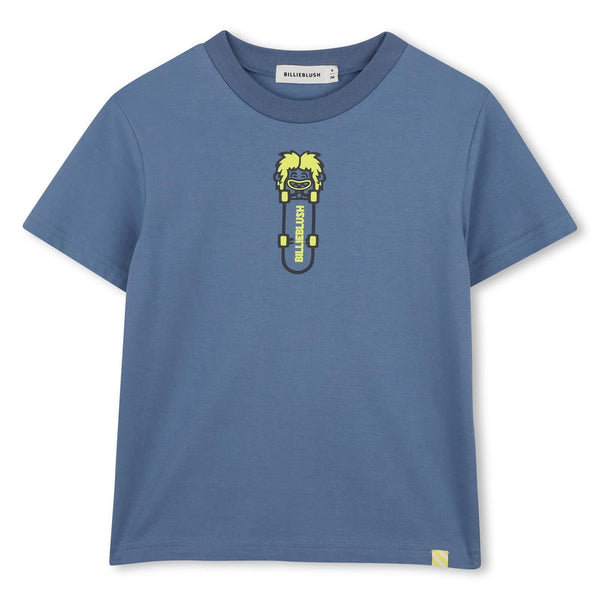 jongens SHORT SLEEVES TEE-SHIRT van Billieblush in de kleur Blue in maat 140.