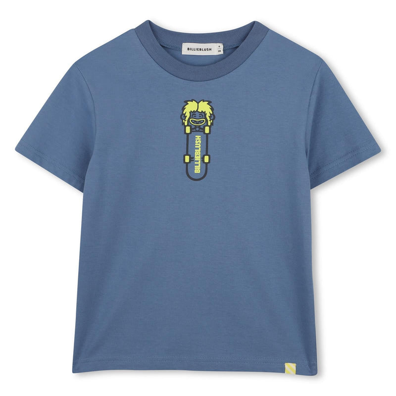 jongens SHORT SLEEVES TEE-SHIRT van Billieblush in de kleur Blue in maat 140.