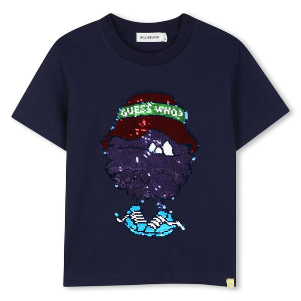 jongens SHORT SLEEVES TEE-SHIRT van Billieblush in de kleur Blue in maat 128.