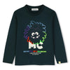 jongens LONG SLEEVE T-SHIRT van Billieblush in de kleur Blue in maat 140.