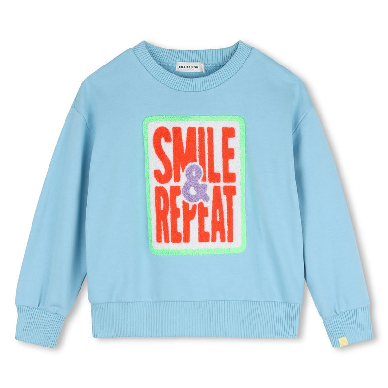 jongens SWEATSHIRT van Billieblush in de kleur Navy in maat 140.