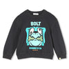 jongens SWEATSHIRT van Billieblush in de kleur Grey in maat 140.