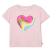 meisjes SHORT SLEEVES TEE-SHIRT van Billieblush in de kleur Pink in maat 140.