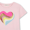 meisjes SHORT SLEEVES TEE-SHIRT van Billieblush in de kleur Pink in maat 140.