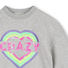 meisjes SWEATSHIRT van Billieblush in de kleur Beige in maat 140.