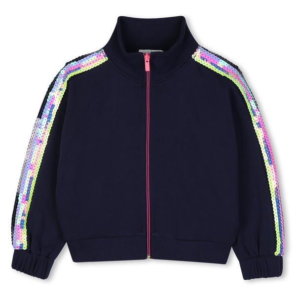 meisjes CARDIGAN van Billieblush in de kleur Blue in maat 140.