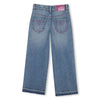 meisjes DENIM TROUSERS van Billieblush in de kleur Blue in maat 140.