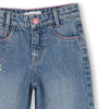 meisjes DENIM TROUSERS van Billieblush in de kleur Blue in maat 140.