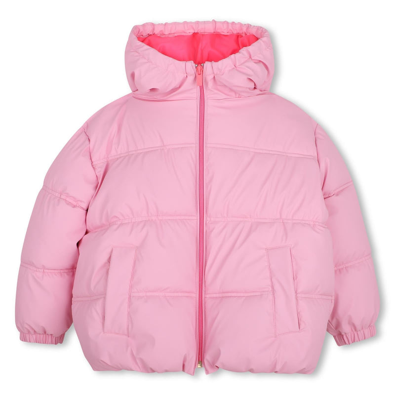 meisjes PUFFER JACKET van Billieblush in de kleur Pink in maat 128.