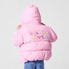meisjes PUFFER JACKET van Billieblush in de kleur Pink in maat 128.