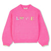 meisjes PULLOVER van Billieblush in de kleur Pink in maat 140.