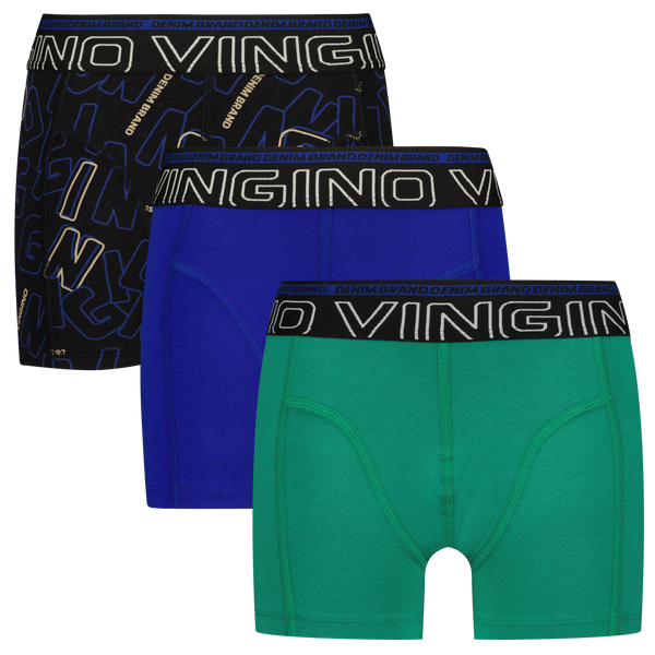 Vingino Boxershorts Blue character 3 pack