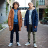 Jongens Luke Parka van SevenOneSeven in de kleur Navy Blazer in maat 158-164.