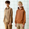 Jongens 717 shirt van SevenOneSeven in de kleur Camel in maat 170-176.