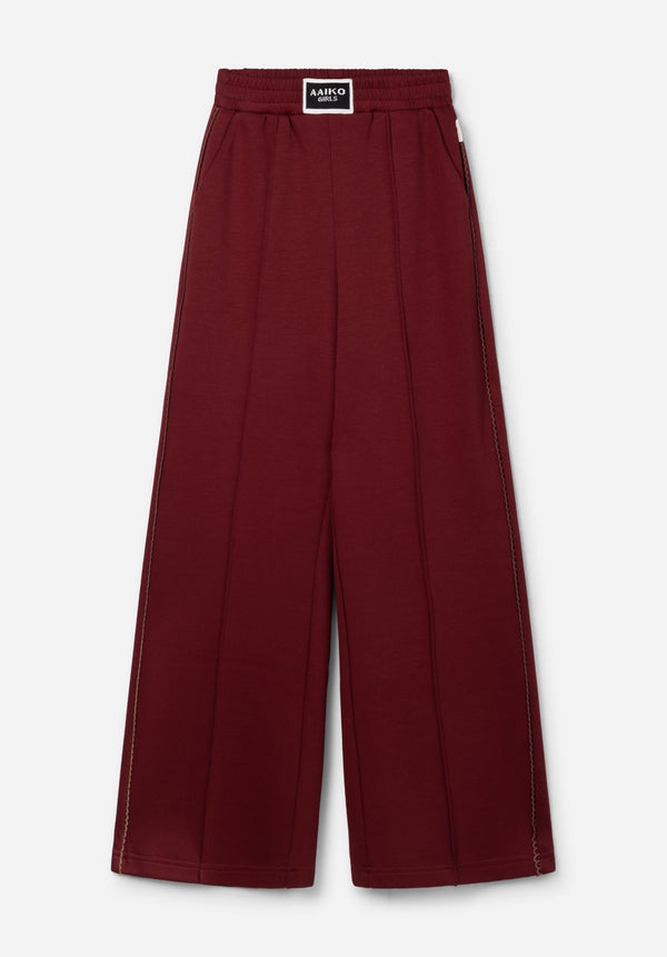 Meisjes Trousers VICO BORDEAUX van Aaiko Girls in de kleur BORDEAUX in maat 176.