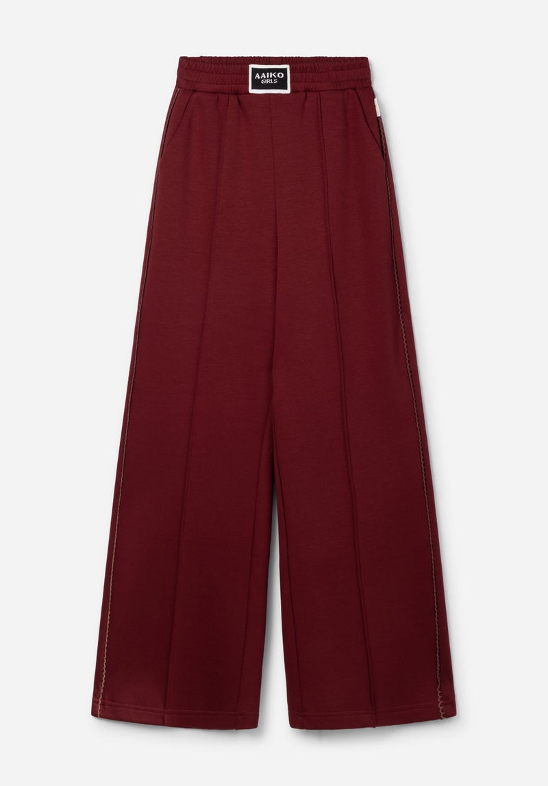 Meisjes Trousers VICO BORDEAUX van Aaiko Girls in de kleur BORDEAUX in maat 176.