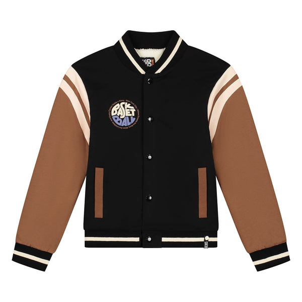 Jongens Vest Vikke van  in de kleur Black/Brown in maat 170.