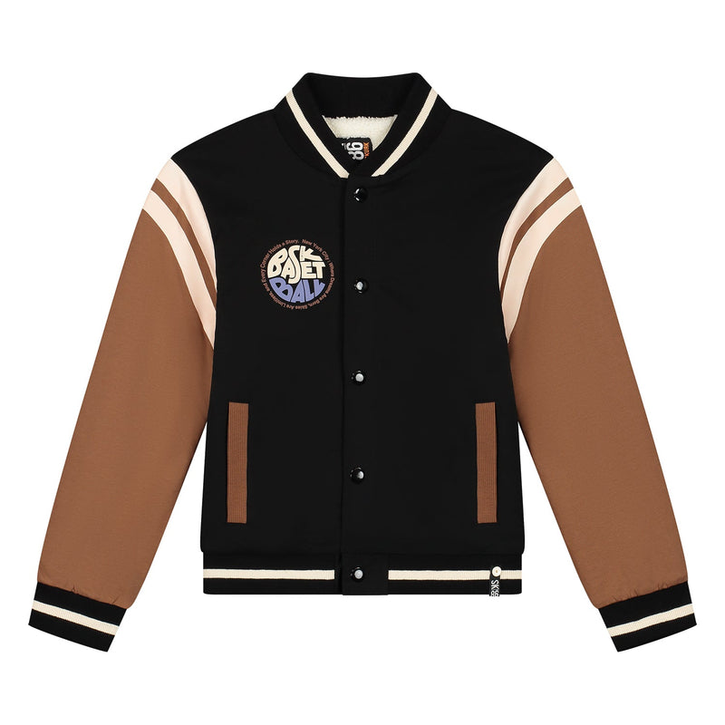 Jongens Vest Vikke van  in de kleur Black/Brown in maat 170.