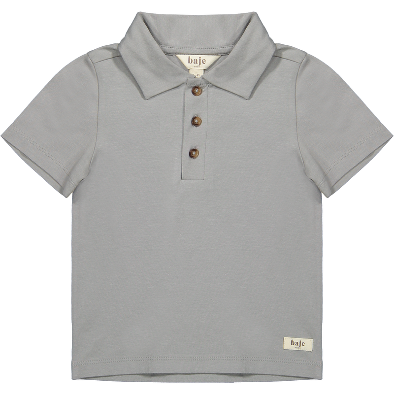 Baje Studio Jersey Polo Vassal Grey elephant