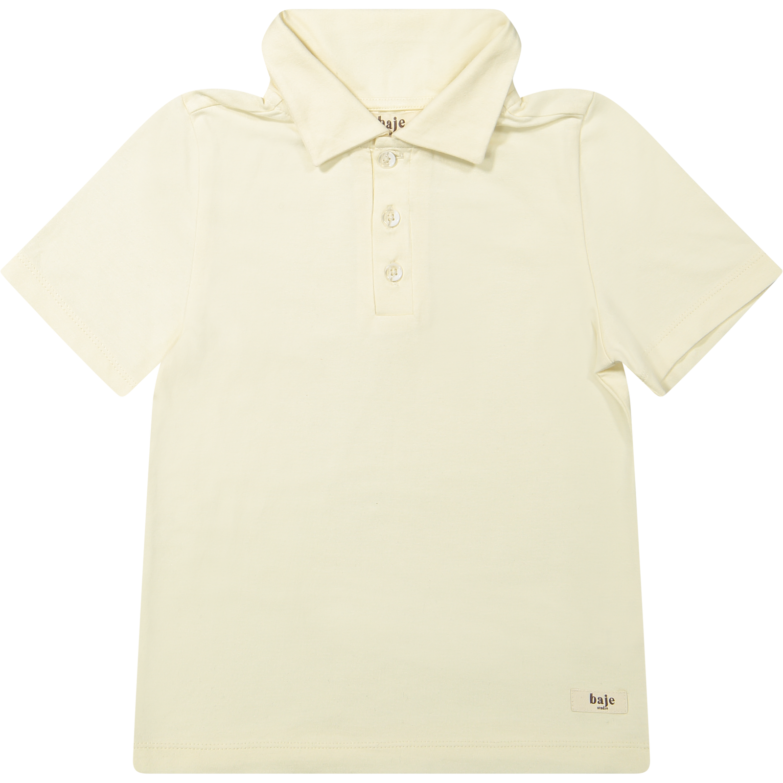Baje Studio Jersey Polo Vassal Vanilla