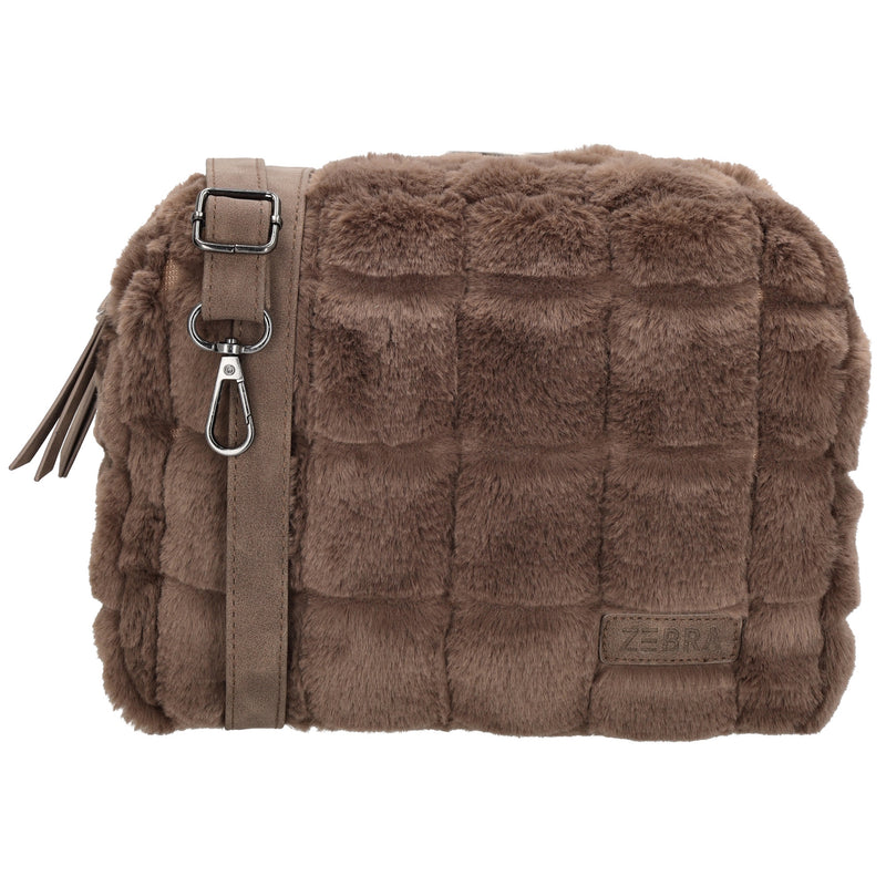 Zebra Crossbodybag Milou - Donkertaupe