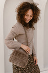 Zebra Crossbodybag Milou - Donkertaupe