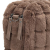 Zebra Crossbodybag Milou - Donkertaupe