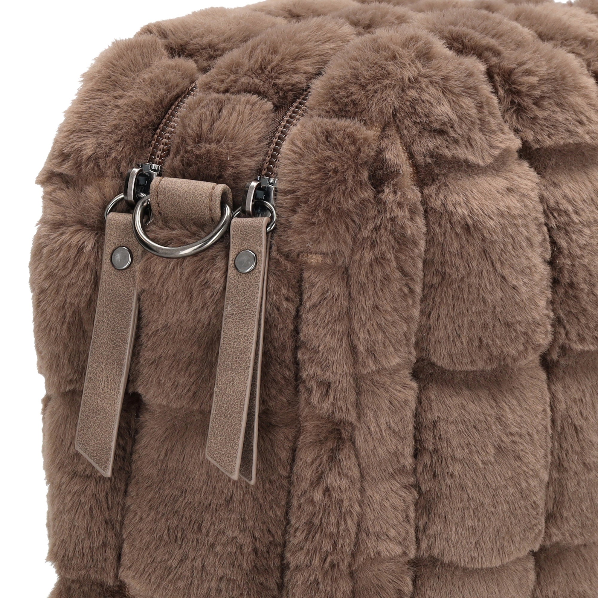 Zebra Crossbodybag Milou - Donkertaupe