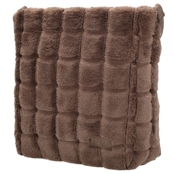 Zebra Crossbodybag Milou - Donkertaupe
