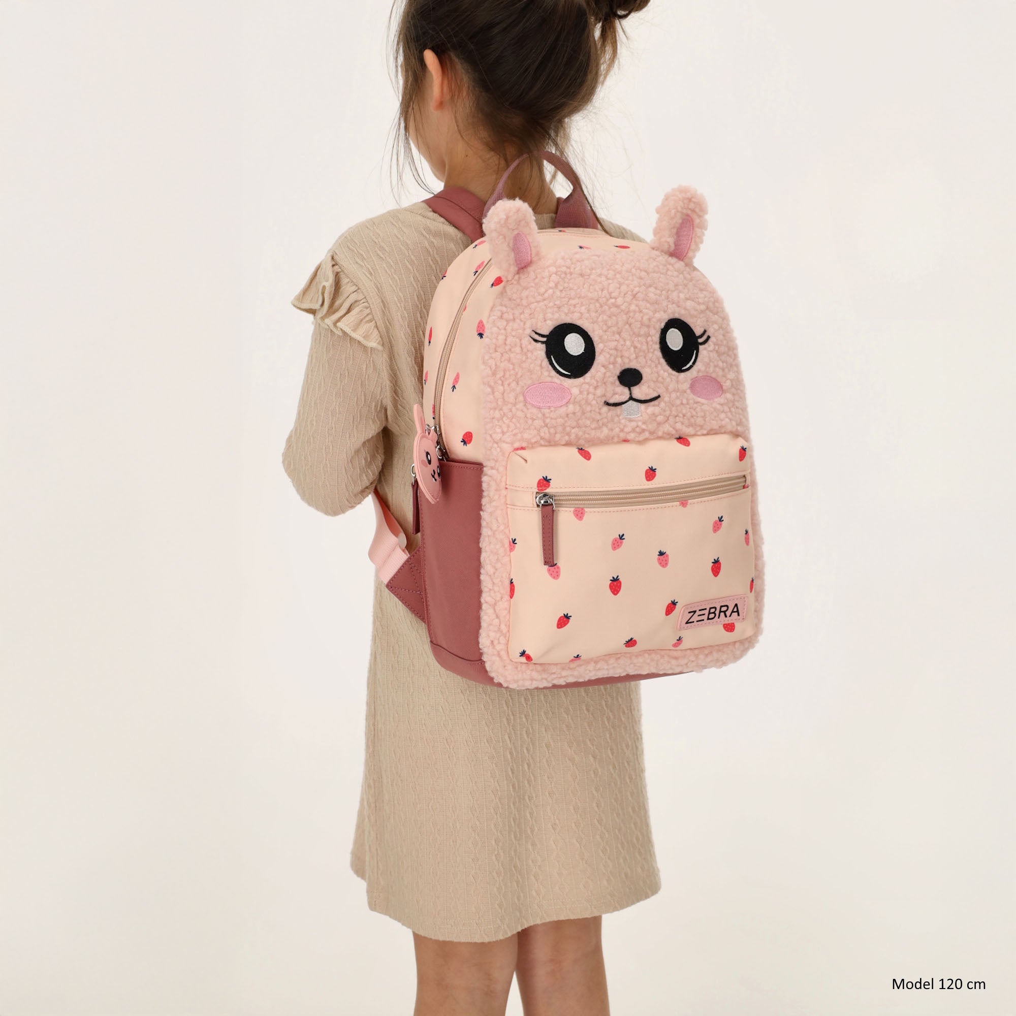 Zebra Rugzak Buddies roze