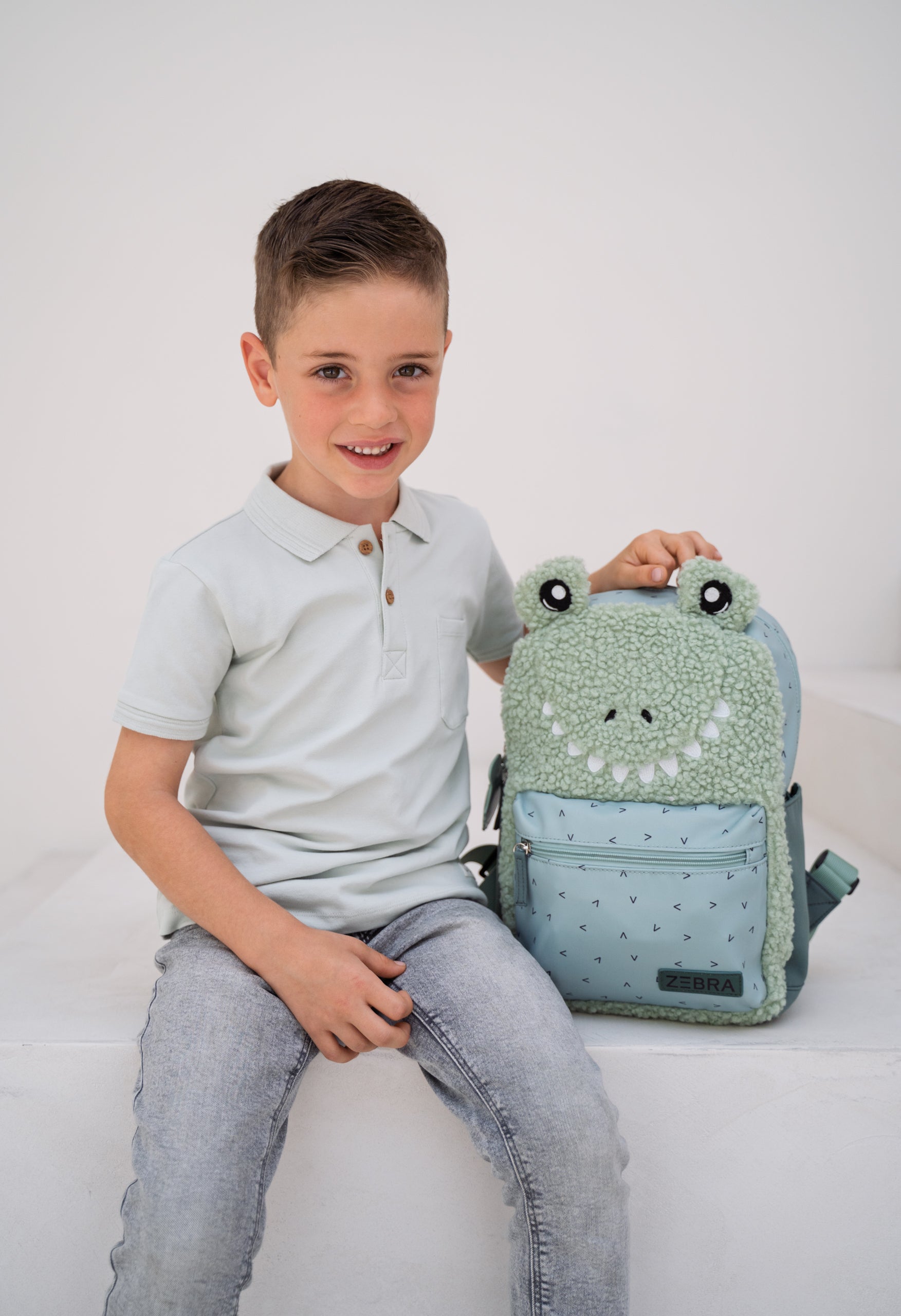 Zebra Rugzak Buddies groen