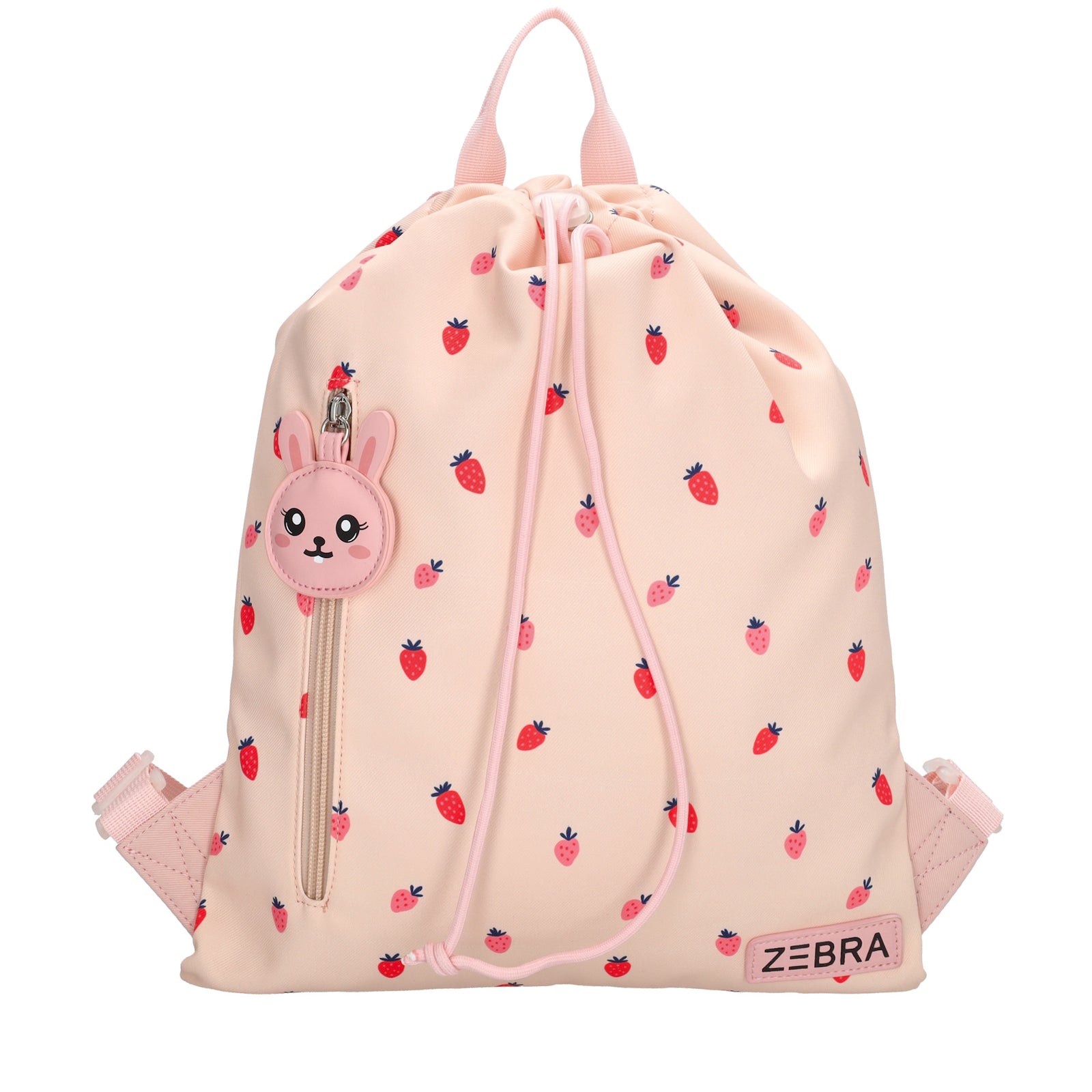 Zebra Rugzak/Gymtas Buddies roze