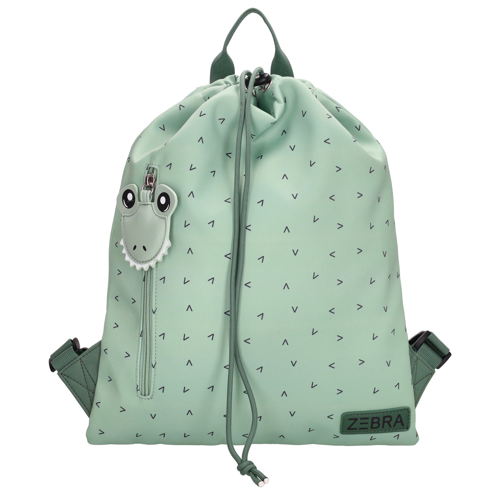 Zebra Rugzak/Gymtas Buddies groen