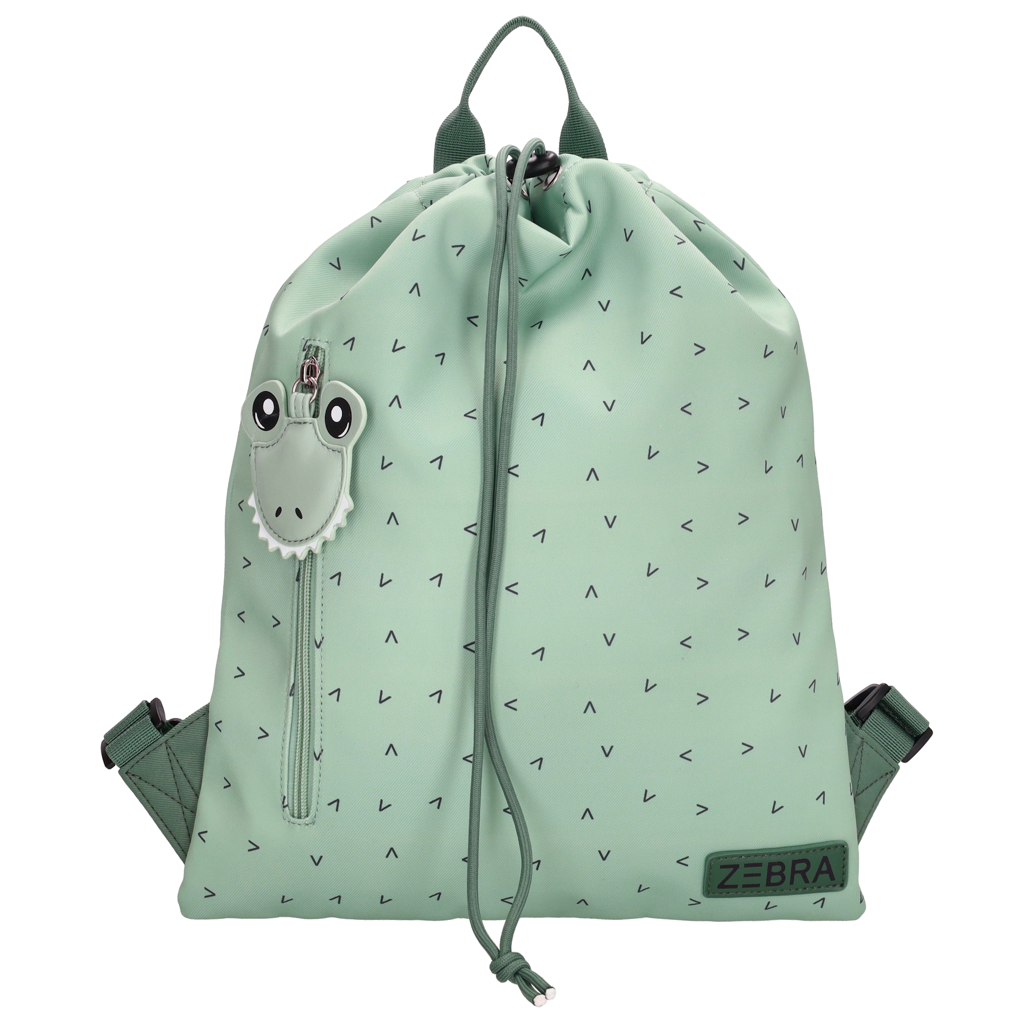 Zebra Rugzak/Gymtas Buddies groen