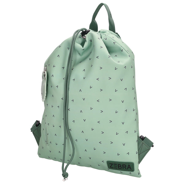 Zebra Rugzak/Gymtas Buddies groen