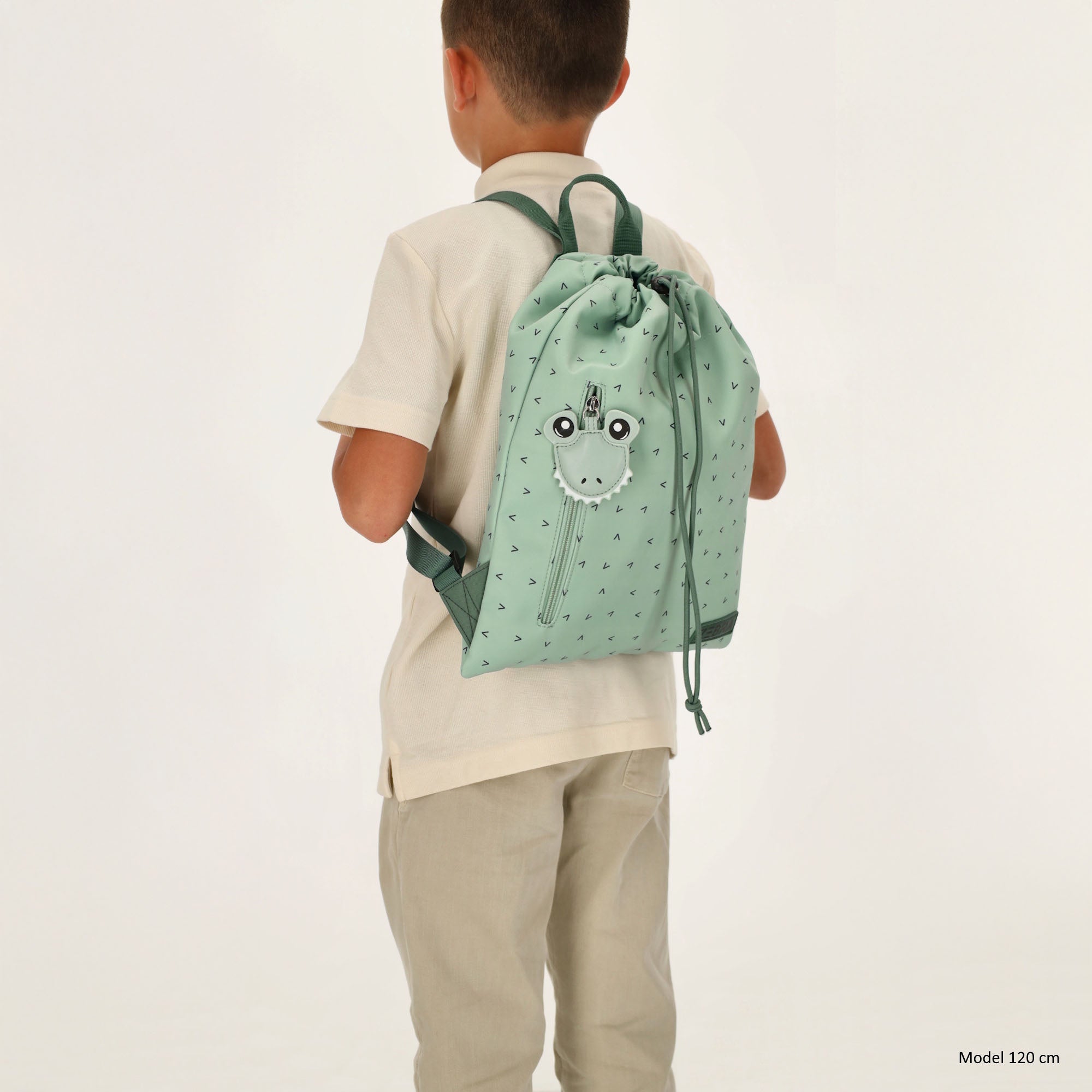 Zebra Rugzak/Gymtas Buddies groen