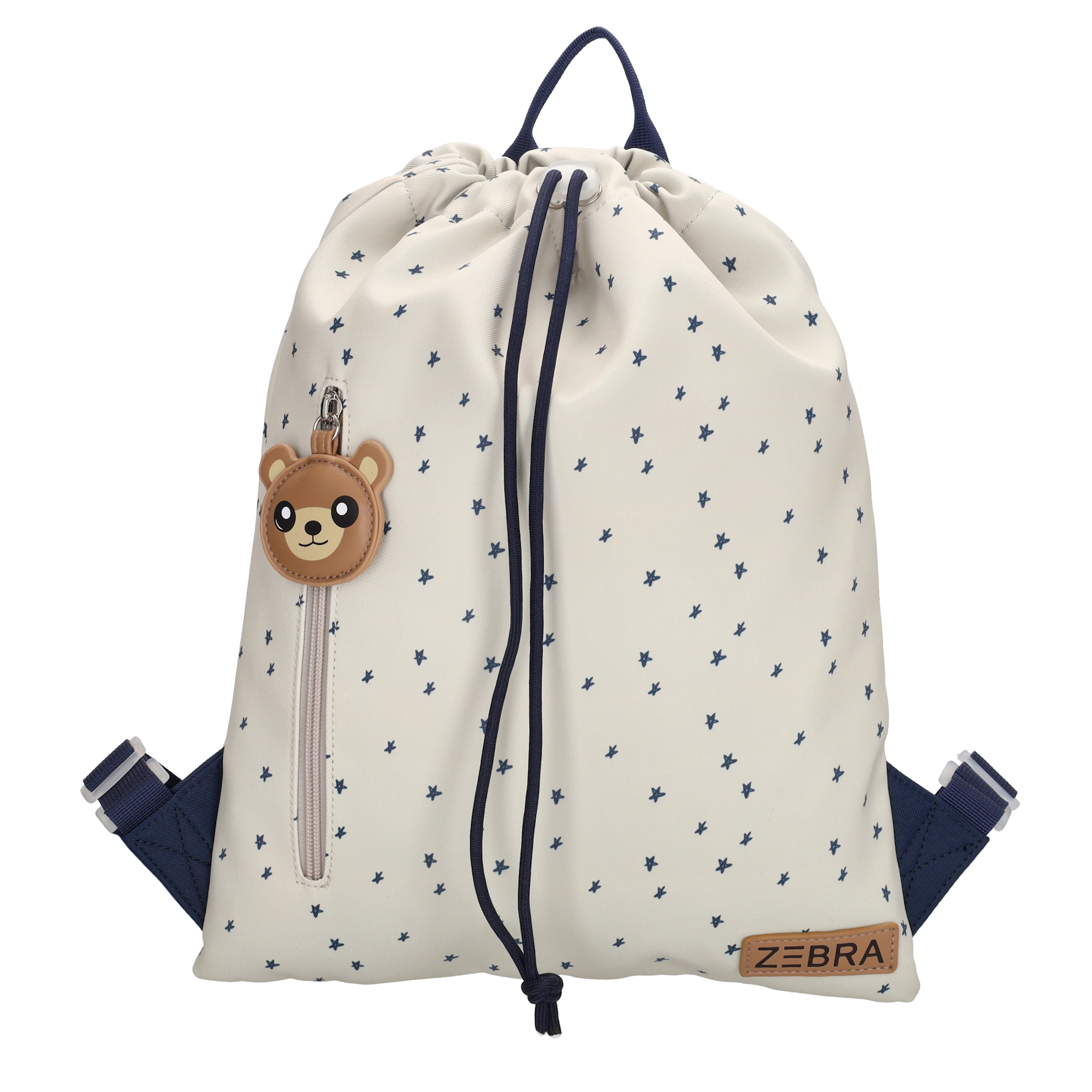 Zebra Rugzak/Gymtas Buddies beige