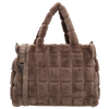 Zebra Handtas Milou - Donkertaupe