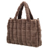 Zebra Handtas Milou - Donkertaupe