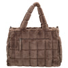 Zebra Handtas Milou - Donkertaupe