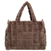 Zebra Handtas Milou - Donkertaupe