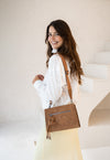 Zebra Crossbodybag Rosalyn - zand