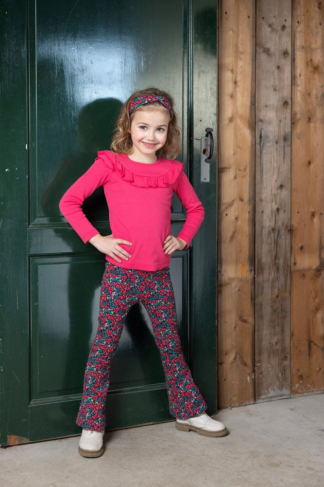 Jubel Flared broek AOP - Girls Club