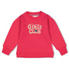 Meisjes Sweater - Girls Club van Jubel in de kleur Roze in maat 128.