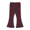 Meisjes Flared broek AOP - Girls Club van Jubel in de kleur Antraciet in maat 128.