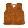 Meisjes Gilet Teddy - Forest Fancy van Jubel in de kleur Bruin in maat 128.