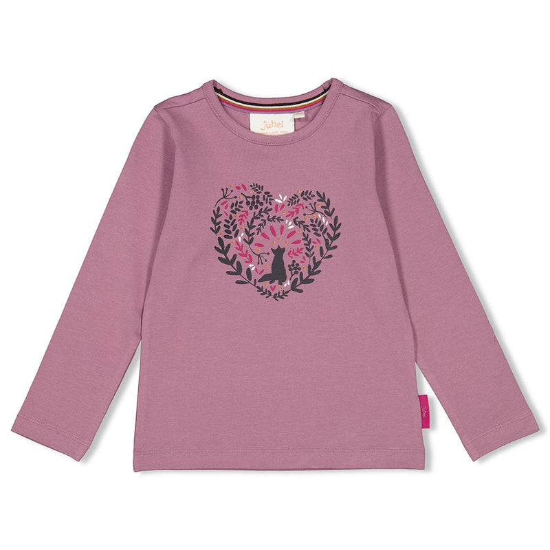 Meisjes Longsleeve - Forest Fancy van Jubel in de kleur Lila in maat 128.